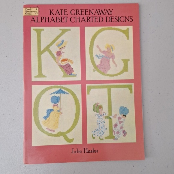 Vintage Dover Needlework Series 4 Design Books Danish Floral Initials Alpha Cats - Picture 6 of 11